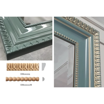 Listwa Drewniana Bukowa Półwałek 20x10mm 1000mm Ozdobna Meble Ramy 0022M