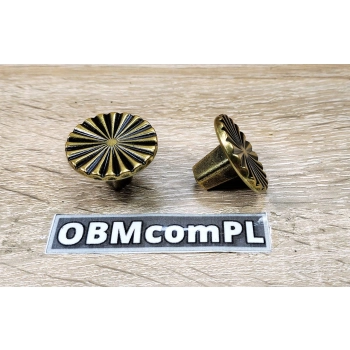 GAŁKA Meblowa 30 mm SOLE Retro Vintage Antyk Rączka Uchwyt Stare Złoto