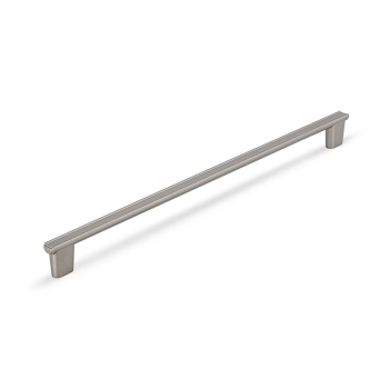 UCHWYT Meblowy Relingowy 337x11 RIVA Ryflowany Modern Szary TITANIUM L-320