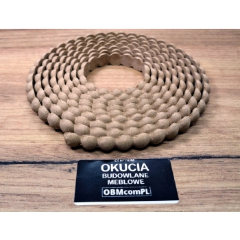 DEKOR Listwa w Rolce 2150x11 mm Ozdobne Wzorki Kuliste z Pyłu Drzewnego