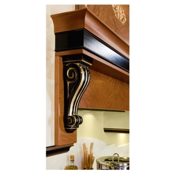 PODPORA Drewniana 270x65 mm Dekor Ozdobny Konsola Wspornik Ornament BUK