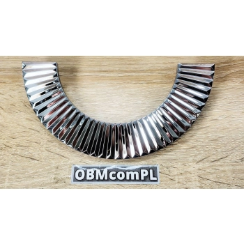 UCHWYT Meblowy 160x80 Półksiężyc Półokrąg Rączka Szafek CHROM Połysk L-128