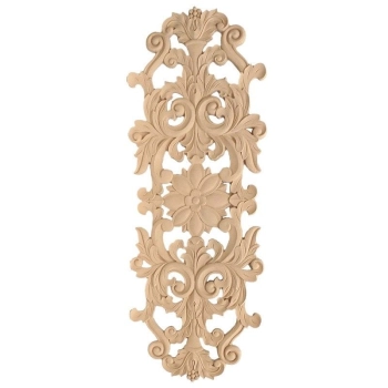 DEKOR 760x290 mm Ornament Ozdobny Dekoracyjny Ażurowy z Pyłu Drzewnego DIY