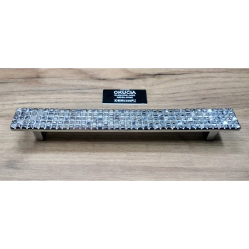 UCHWYT Meblowy 195x25 mm MOSAICO Retro Mozajka Wzorek Rączka CHROM L-160