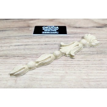 DEKOR 115x25 mm Ornament Ozdobny Dekoracyjny do Renowacji z Pyłu Drzewnego