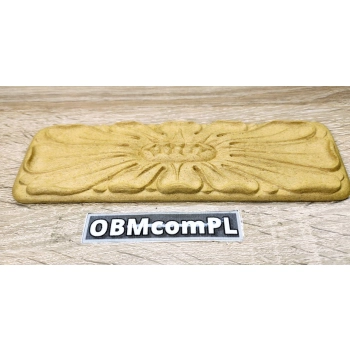 DEKOR 165x55 mm Rozeta Ornament Ozdobny Dekoracyjny z Pyłu Drzewnego DIY