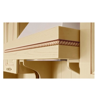 Listwa Drewniana Bukowa Warkocz Półwałek 17x8mm 1200mm Meble Dekoracja 0032M