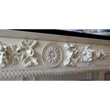 DEKOR 270x95 mm Ornament Ozdobny Dekoracyjny Girlanda z Pyłu Drzewnego DIY