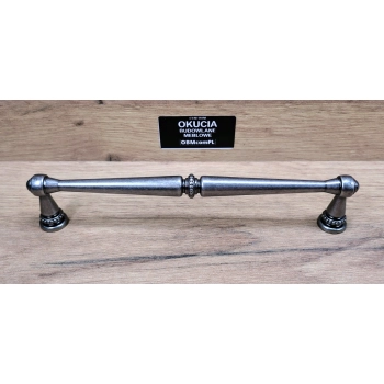UCHWYT Meblowy 176x16 CORONA Dekoracyjny Retro Vintage Stara Stal L-160