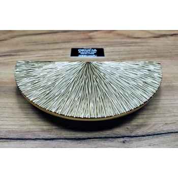 UCHWYT Meblowy 160x80 Półksiężyc Półokrąg Rączka ZŁOTY Gold Lux L-128