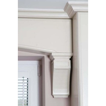 Podpora Konsola Drewniana 112x137x250mm Masywny Wspornik Półki Okap Bukowa