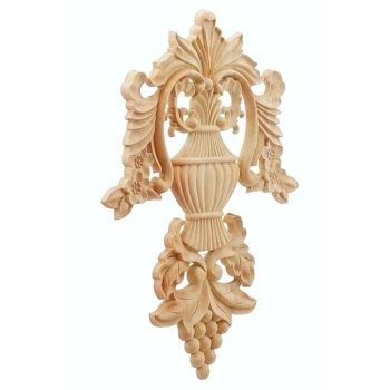 DEKOR 230x160 mm Ażurowy Ornament Ozdobny WINOROŚL z Pyłu Drzewnego DIY
