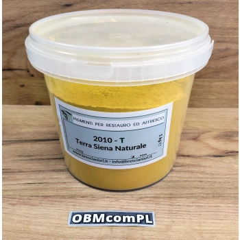 Pigment Siena Naturalna BRESCIANI 1kg Raw Sienna Złocisty Malarstwo Fresk