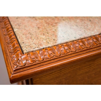 Listwa Drewniana Bukowa Ćwierćwałek Liść Akantu 23x13mm 1200mm 0201