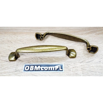 UCHWYT Meblowy 195x20 BEA Rączka Szafek Retro Vintage Stary Mosiądz L-160