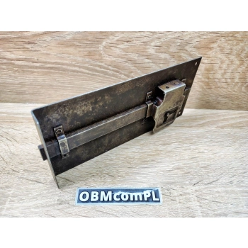 ZAMEK Meblowy na Klucz 120 mm Pół Wpuszczany Stare Żelazo Retro Antyk PRAWY