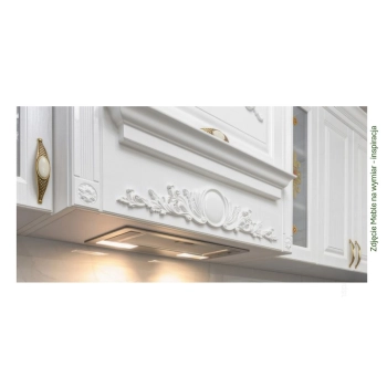 DEKOR 610x180 mm Dekoracyjna Korona Ornament Ozdobny Pył Drzewny Meble DIY