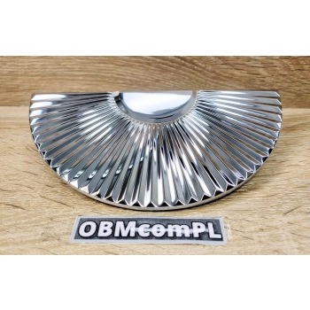 UCHWYT Meblowy 160x80 Półksiężyc Półokrąg Rączka Art Deco CHROM Połysk L-96