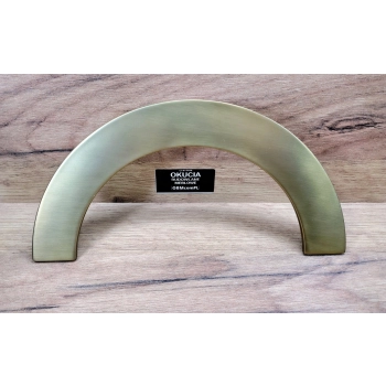 UCHWYT Meblowy 224x112 Półksiężyc Półokrąg Rączka Złoto Szczotkowane L-192