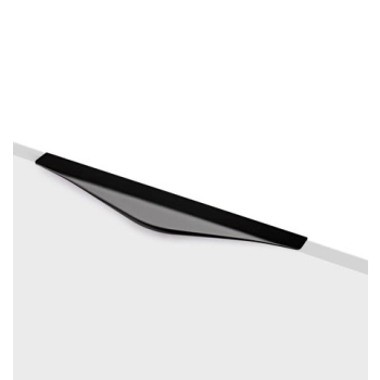 UCHWYT Meblowy Krawędziowy 240x45 mm LIPS Listwowy CZARNY MAT L-160
