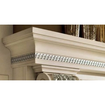 Listwa Drewniana Bukowa Plecionka Kółka Bizantyjska 38x6mm 1200mm 0233