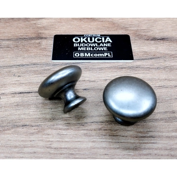 GAŁKA Meblowa 25 mm LEARCO Retro Uchwyt Vintage Rączka STARA STAL