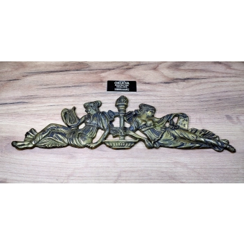 ORNAMENT MOSIĘŻNY 318x96 Dekor Ozdobny Mosiądz Patyna Retro Vintage Antyk