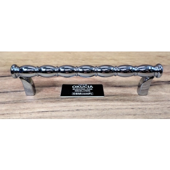 UCHWYT Meblowy 175x15 Relingowy ACCADEMIA Dekoracyjny CHROM Połysk L-128