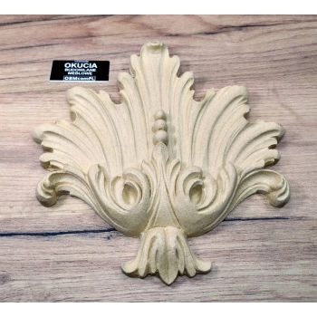 DEKOR 200x190 Ornament Ozdobny Dekoracyjny Liść Platana Pyłu Drzewnego DIY