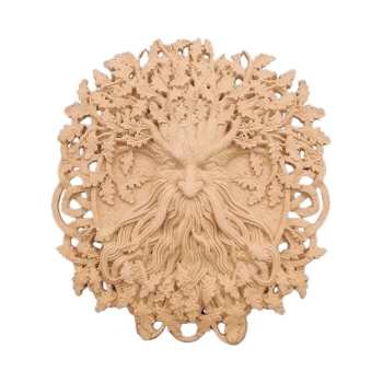 DEKOR 190x170 mm Rozeta Ornament Ozdobny Człowiek Drzewo z Pyłu Drzewnego