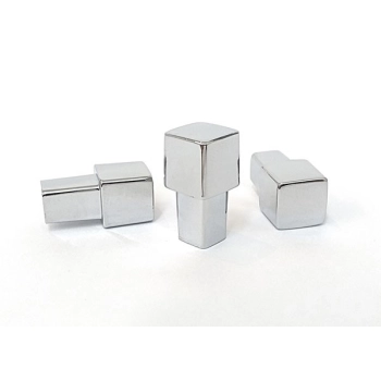GAŁKA Meblowa 12 mm Kwadratowa Rączka Square Uchwyt Szafki CHROM Połysk