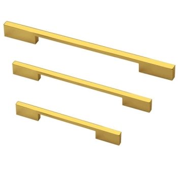 UCHWYT Meblowy 157x9 mm Rączka Szafki Align Nowoczesny ZŁOTY Połysk L-128