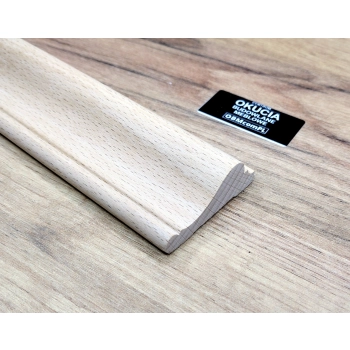 Listwa Drewniana Bukowa Opaskowa 55x20mm 1200mm Gzyms Meble Dekoracja 0652