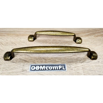 UCHWYT Meblowy 195x20 BEA Rączka Szafek Retro Vintage Stary Mosiądz L-160