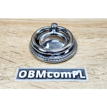 UCHWYT Meblowy Kołatka PEGASO Chrom Połysk 60 mm Retro Vintage Antyk