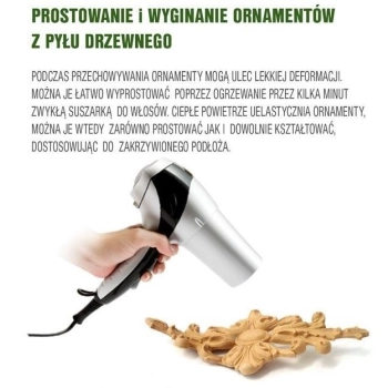 DEKOR 154x105 Ornament Ozdobny Dekoracyjny WINOGRONO z Pyłu Drzewnego DIY