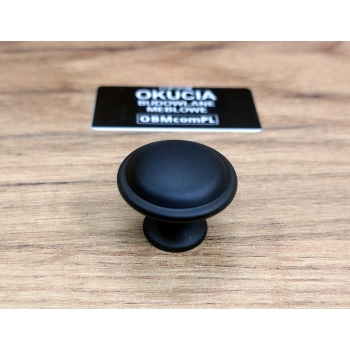 GAŁKA Meblowa 25 mm GINO Retro Vintage Antyk Rączka Uchwyt CZARNY Matowy