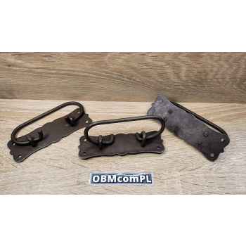 UCHWYT Meblowy BAULE Ruchomy Vintage Retro Stare Żelazo