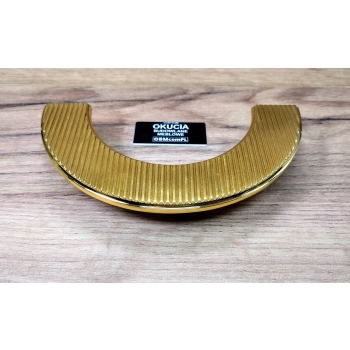 UCHWYT Meblowy 160x80 Półksiężyc Półokrąg Rączka Szafek ZŁOTY Połysk L-128