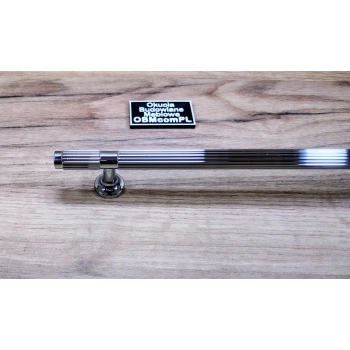 UCHWYT Meblowy 384x20 mm Ryflowany Reling Rączka Lume CHROM Połysk L-320