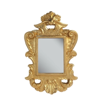 RAMKA Lustra 250x390 mm Pozłacany Ornament Ozdobny Dekor Pył Drzewny DIY