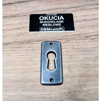 SZYLD Meblowy 21x46 na Klucz do Zamków Meblowych Antyk Retro STARA CYNA