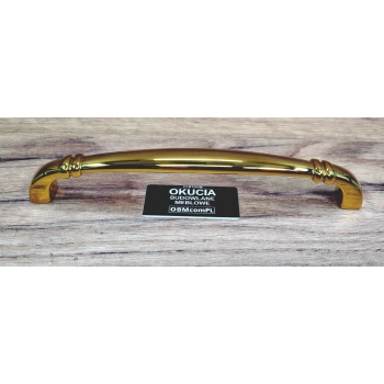 UCHWYT Meblowy ARDEA 174x16 Retro Klasyczny Rączka ZŁOTY Połysk L-160 mm