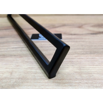 UCHWYT Meblowy 230x35 ASOLA Rączka Szafki Szuflady CZARNY MAT L-192 L-224