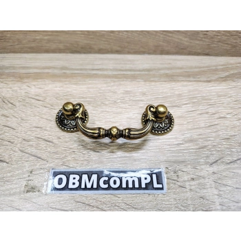 UCHWYT Meblowy ALBANA Ruchomy Vintage Retro Stare Złoto L-64 mm MOSIĄDZ