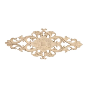 DEKOR 390x105 Ornament Ażurowy Ozdobny Detal Drewniany Nielakierowany DIY
