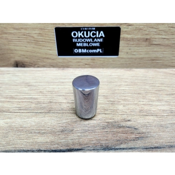 GAŁKA Meblowa 15 mm Stożek Okrągła Rączka Acorn Uchwyt Szafki CHROM Połysk
