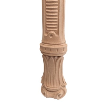 DEKOR 725x65 mm Pilaster Kariatyda Ornament Ozdobny z Pyłu Drzewnego DIY