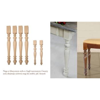 NOGA DREWNIANA DO MEBLI COUNTRY F990040
