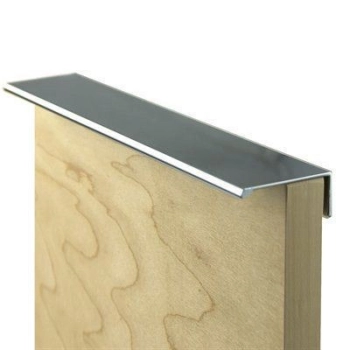 UCHWYT Meblowy Krawędziowy 135x44 mm Listwowy CHROM Połysk L-96